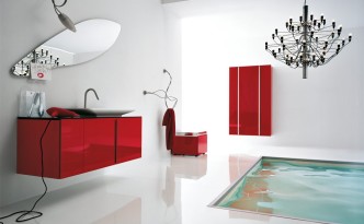 white-red-bathroom-floor-tub
